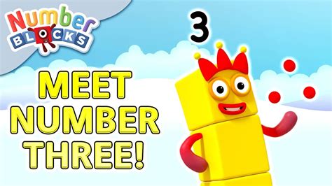 @Numberblocks- Meet Number Three | Meet the Numberblocks | Learn to ...