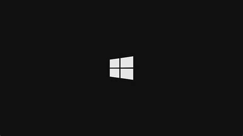 HD wallpaper: Microsoft Windows logo, Windows 10, simple, black ...