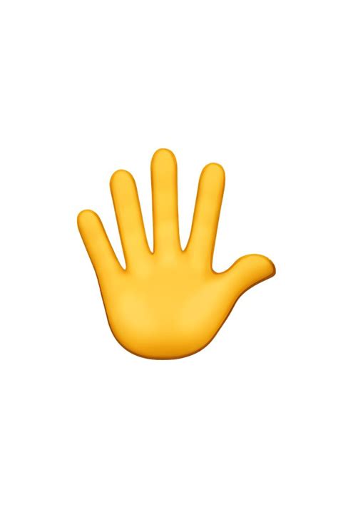 🖐️ Hand With Fingers Splayed Emoji | Hand emoji, Finger emoji, Emoji