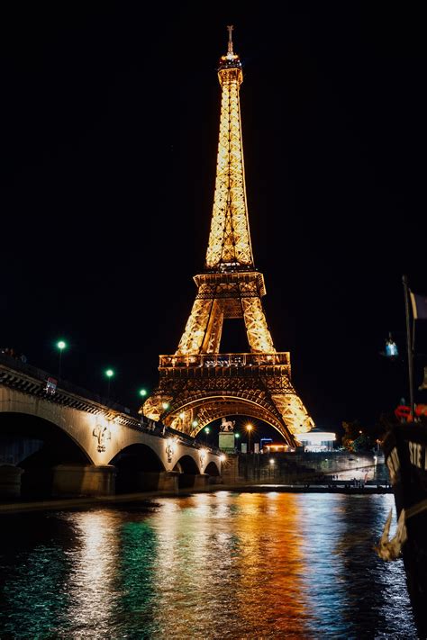 #building #architecture #paris #Eiffel #Tower #at Eiffel Tower at night ...