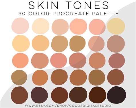 Skin Tone Chart | ubicaciondepersonas.cdmx.gob.mx