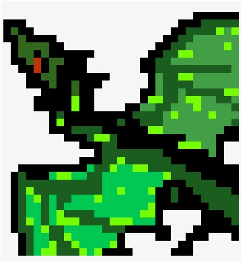 Smog Dragon - Dragon Pixel Art Grid ... | Pixel art grid, Pixel art, Pixel