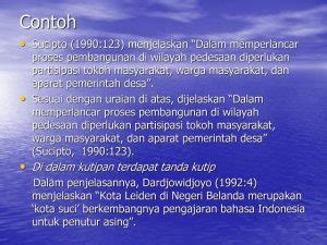 Contoh Kutipan Langsung & Tidak Langsung serta Cara Menulis