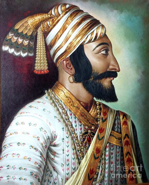 Shivaji Maharaj Painting Painting by Sayyad Sutar