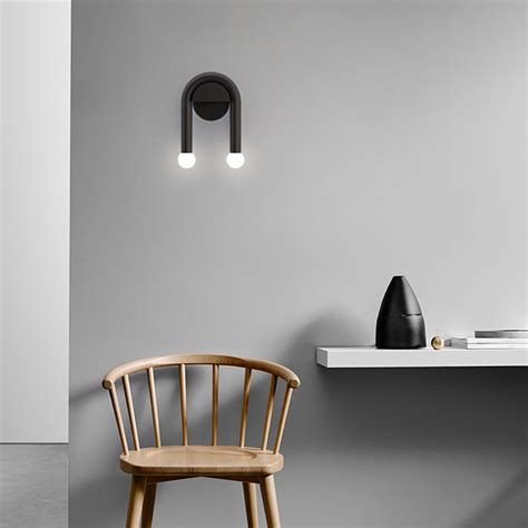 MONTE LG124 Modern Black Wall Light - Northerncult