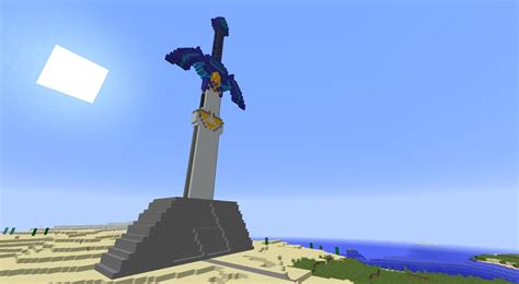 Made The Master Sword in Minecraft! [OC] : r/zelda