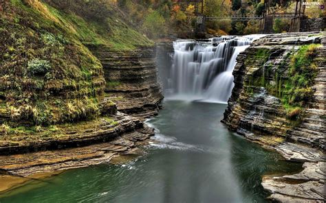 rocks, waterfall, VEGETATION, River - Beautiful views wallpapers: 1920x1200