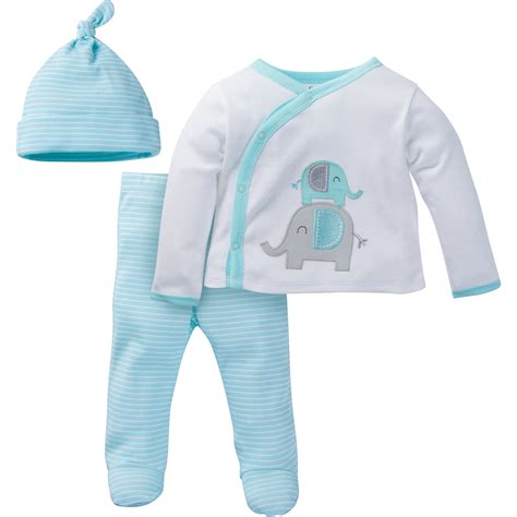 Gerber - Gerber Newborn Baby Unisex Take-Me-Home Outfit Set, 3-Piece ...