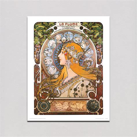 The Zodiac Queen - Alphonse Mucha Art Print – Laughing Elephant