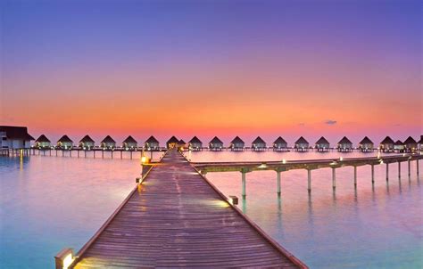 Maldives Sunset Wallpapers - Top Free Maldives Sunset Backgrounds ...