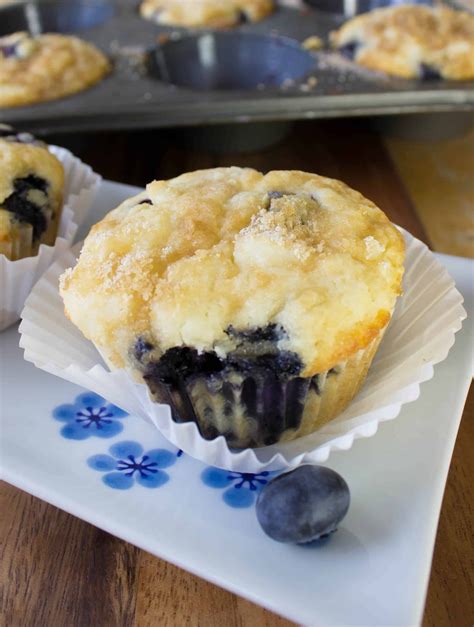 Blueberry Cream Cheese Muffins