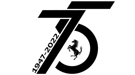 Ferrari presents its 75th-anniversary logo