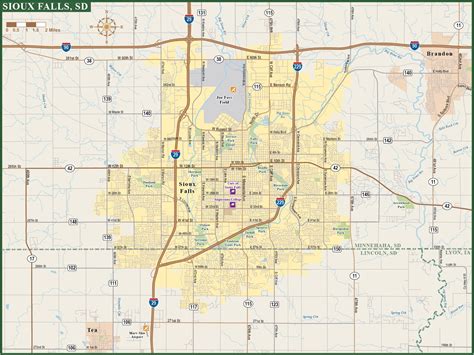 Sioux Falls Zip Code Map