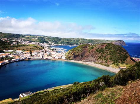 Horta, Faial, Açores Coastline, Places, Water, Outdoor, Vegetable ...