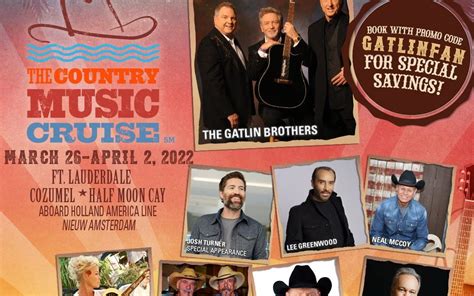 The Country Music Cruise is Back! - Gatlin Brothers