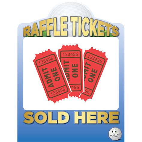 Raffle Tickets Sold Here Sign