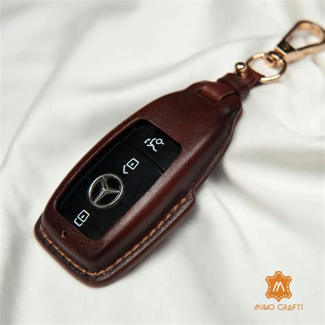 Mercedes Key Fob Cover Leather Key Case For Mercedes Car Key | Etsy