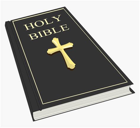 Holy Bible Clipart - Holy Book Of Christians, HD Png Download - kindpng