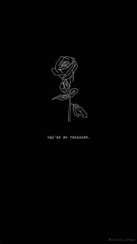 Minimalist Dark Rose Art Quote, HD phone wallpaper | Peakpx