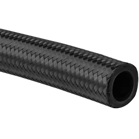 Black Stainless Braided Hose -10AN 1 Metre Length - Proflow