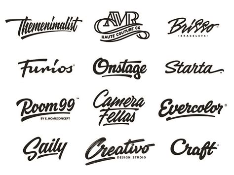 Logo Collection | Lettering design, Lettering, Logo collection