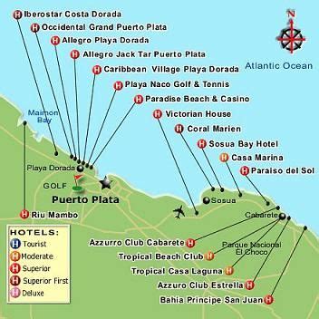 Puerto Plata Map Dominican Republic - Cities And Towns Map