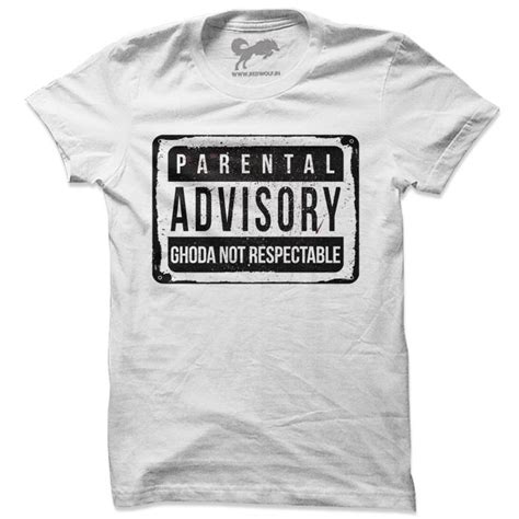 Parental Advisory (White) T-shirt | Official Samay Raina Merchandise ...