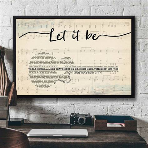 The Beatles, Let It Be Lyrics, Horizontal Paper, Song Lyrics, Music ...