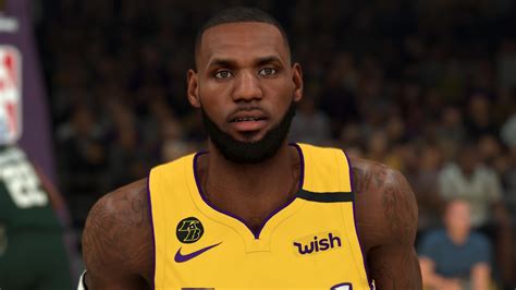 NBA 2K20 Lebron James Cyberface and Body Model v3.0 By Awei