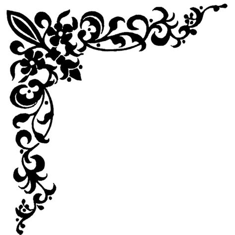 fancy corner designs - Clip Art Library