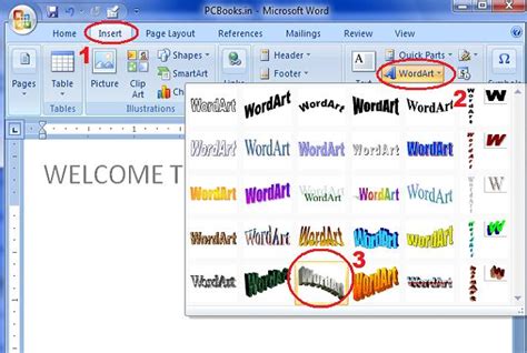 Microsoft Word Tutorial - Applying WordArt