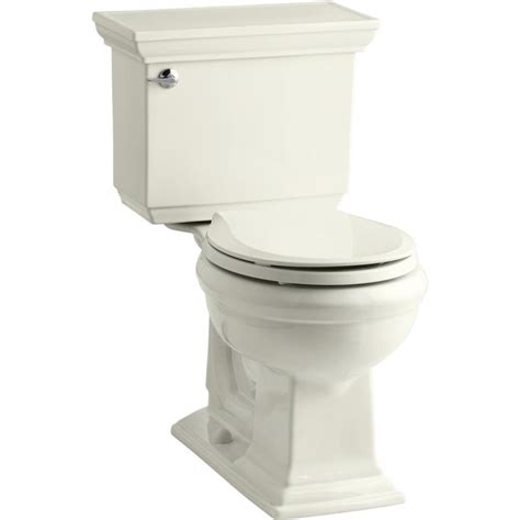 KOHLER Memoirs Biscuit WaterSense Round Comfort Height 2-piece Toilet ...