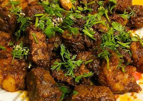 Mutton Masala (Dry) (Boneless) Recipe by Saba Firoz Shaikh - Cookpad