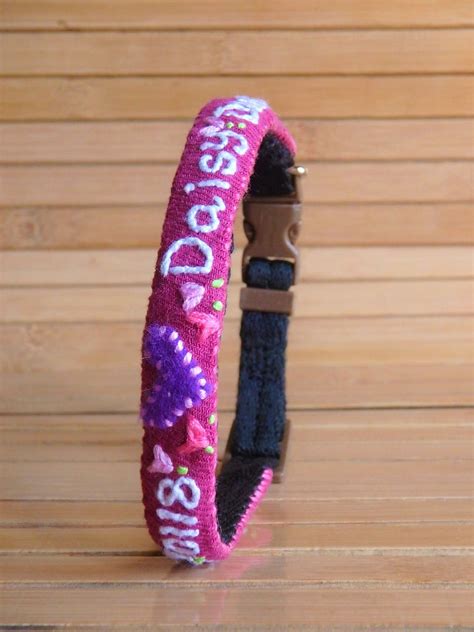 Dog Name Collar, Dog Name Tag Collar, Dog ID Collar, Personalized Dog ...