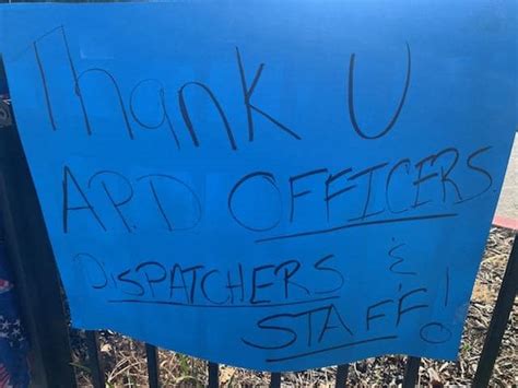 Atascadero community decorates police station with blue as a sign of ...