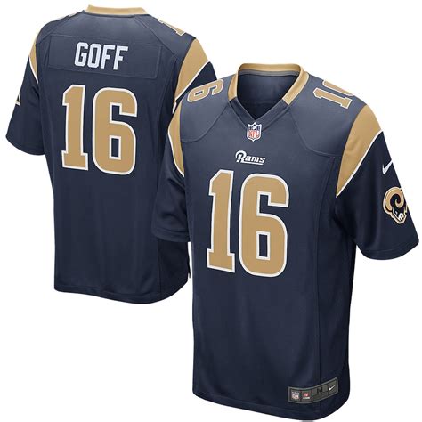 Nike Jared Goff Los Angeles Rams Youth Navy Game Jersey