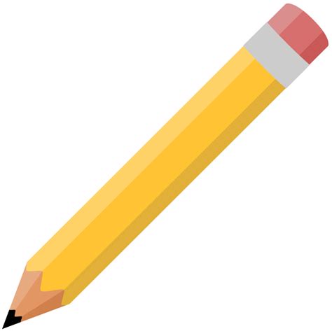 Colored pencil Drawing Mechanical pencil Clip art - Yellow Pencil ...