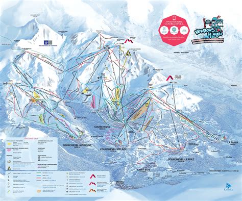 Piste map — Courchevel | OVO Network