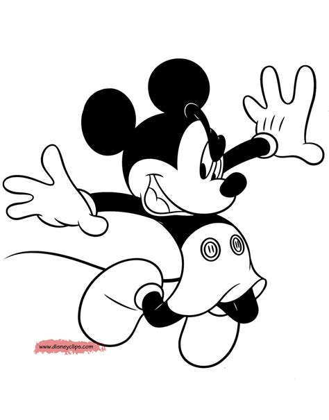 Mickey jumping | Valentine coloring pages, Valentines day coloring page ...