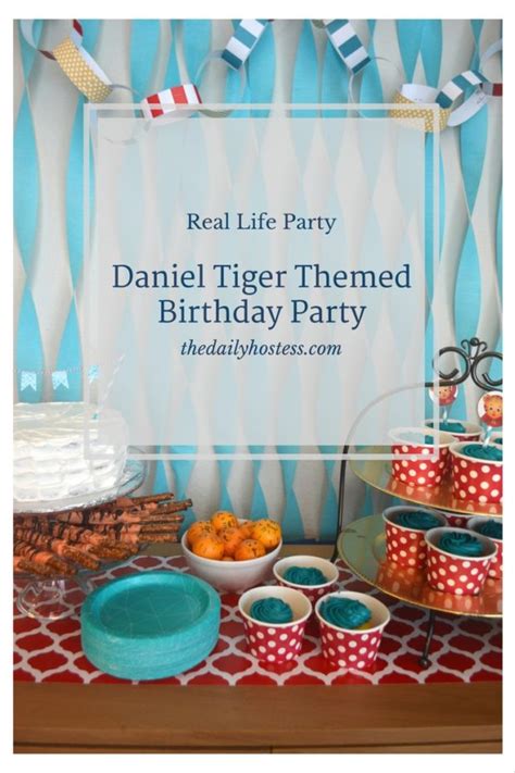 Party Rewind: Daniel Tiger Birthday Party with FREE Printables - The ...