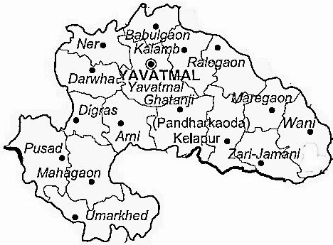 Yavatmal District | Yavatmal District Map