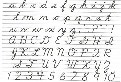 Capital Cursive Letters Printable