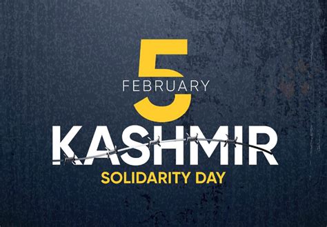 KASHMIR DAY - February 5, 2025 - National Today