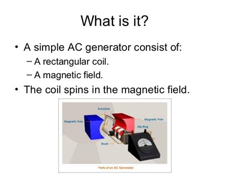 Alternating current generator