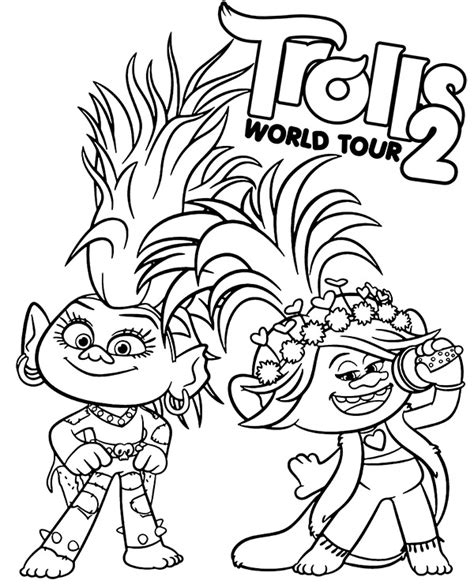 Printable Trolls 2 Coloring Pages - harddrive1tbportableseagate