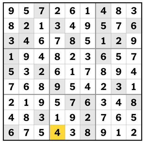 NY Times Sudoku Easy, Medium & Hard Solutions - 28th January 2022 New ...