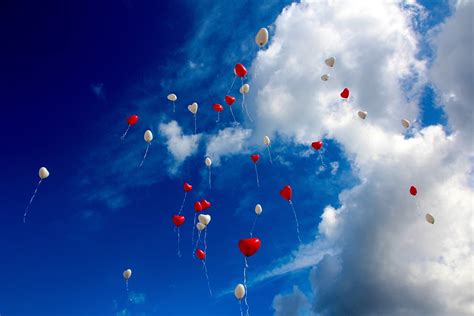 Balloons Heart Sky - Free photo on Pixabay