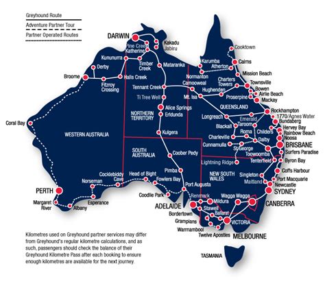 Map of the Perfect East Coast Australia Road Trip Itinerary