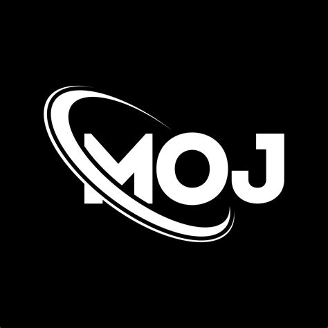 MOJ logo. MOJ letter. MOJ letter logo design. Initials MOJ logo linked ...