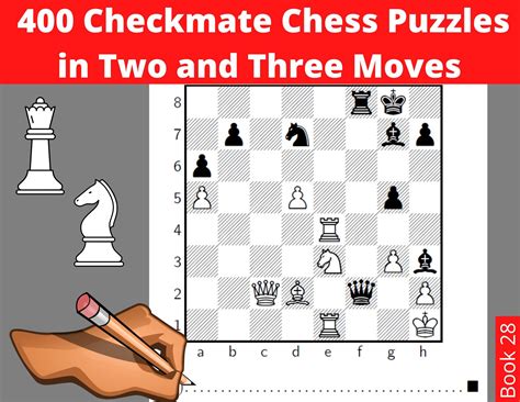 400 Chess Checkmate Puzzles in Two and Three Moves Printable PDF with ...